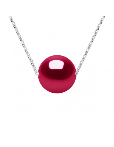 Collier Perle de Culture Ronde 10 mm - 7 Coloris Disponibles - Argent 925 - LLONA