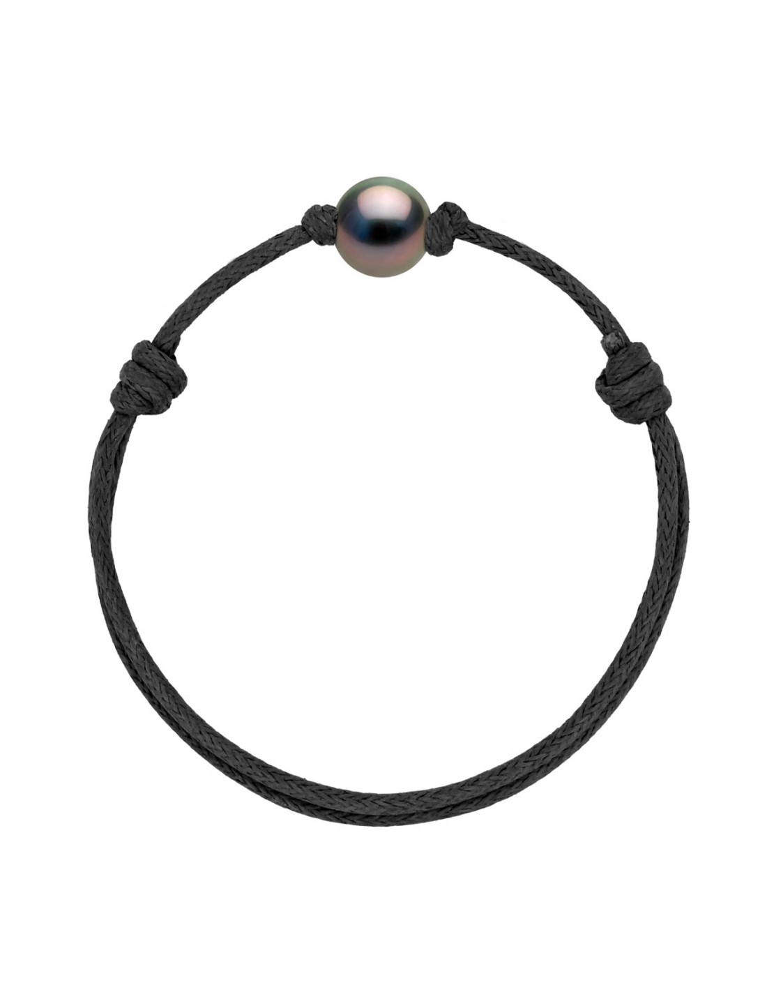Dielay - Bracelet Femme - Pièces et Perles - Acier Inoxydable - Ajustable  16-21 cm 